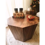 Resim Dipole Furniture Gen 03 Doğal Ahşap Kaplama Sehpa 