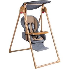 Resim Calvinbaby Tommybaby Crazy Gold Salıncak Bebek Çocuk Salıncağı Mama Sandalye 