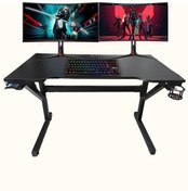 Resim Led'li 145x65x76 Rgb'li Kumandalı Oyuncu Masası 