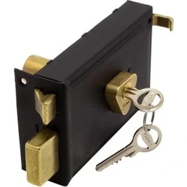 Resim KARE 14CM.DIŞ KAPI KİLİT TRAJLI (3791) 