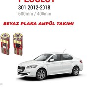 Resim Peugeout Plaka Ampül Set Beyaz Arıza Işığı Yakmaz Canbus 