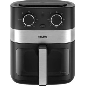 Resim Altus 6.5l Siyah Eco Airfryer, Güçlü ve Şık Tasarım, Sağlıklı Pişirme 
