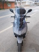 Resim Motocam Motolüx Wow Siperlik Ön Cam 2023 2024 Model 55cm Açıkfüme Renkli 4mm Kısa Spor Cam 