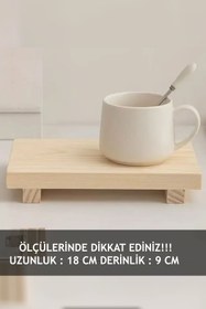 Resim Moola Naturel Ahşap Yağdanlık, Yağlık Standı Altlık , Çok Amaçlı Organizer Sunumluk ,Sabunluk Altlığı 