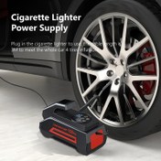 Resim 2025 Yeni Pratik Şişirme Makinesi - DC Güç/12V/7A/84W, 150PSI Hızlı Şişirme, Araba/Kamyon Lastikleri için, LCD Aydınlatma ve LED Sayısal Ekran Gösterimi, Kolay Kullanım 