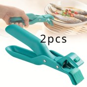 Resim 2 Adet Silikon Mangal Maşası - Isıya Dayanıklı, Kaymaz Tutuşlu ve Ergonomik Saplı Izgara, Kızartma, Servis için - Partiler, Kamp, Ev Kullanımı İçin Dayanıklı Mutfak & Dış Mekan Pişirme Araçları | Ergonomik Mutfak Aracı | Dayanıklı Mutfak Aleti, Barbekü Maşası 