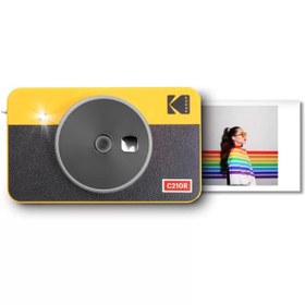 Resim Kodak Mini Shot Combo 2 Retro - Anında Baskı Dijital Fotoğraf Makinesi - Sarı 