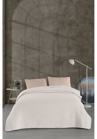 Resim Elart Pandora Çok Amaçlı Yatak Örtüsü Çift Kişilik 200x220 Cm Krem Krem 