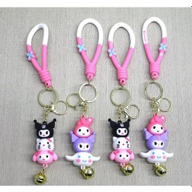 Resim Hello Kitty Ve Arkadaşları Silikon Anahtarlık - 9082109224977rx8 