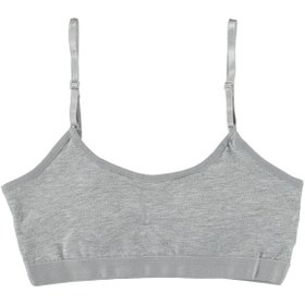 Resim Civil Girls Düz Pedli 8-12 Yaş Büstiyer - Gri - Gri / 10-11 Yaş 
