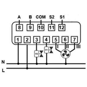 Resim smallart ODA TERMOSTATI KASET TİPİ FANCOIL SM-2103-SEDM 