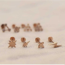 Resim Tragus Piercing Model-2 - 34321581 Rose 