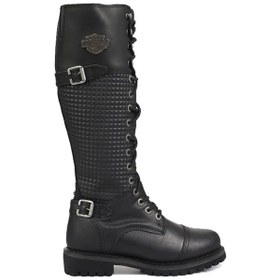Resim Harley Davidson Siyah Kadın Günlük Çizme 025Z100533-Tıny-Black-De 37 