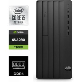 Resim Hp Pro Tower 290 G9 I5-12400 9M938AT-149 32GB 1tb Quadro T1000 4 GB Freedos Masaüstü Bilgisayar 