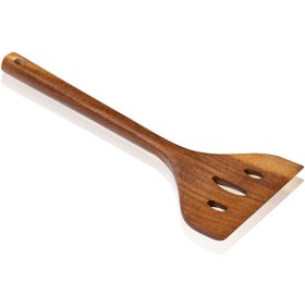 Resim The Mia Natura Akasya Delikli Spatula 34x10 cm 