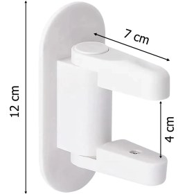 Resim Omilife Manuel Çocuk Kapı Kilidi Kendinden Yapışkanlı Bebek Emniyet Kilidi Pratik Çok Fonksiyonlu Emniyet Güvenlik Kiti 