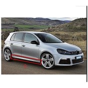 Resim Vw Golf 6 Yan Marşpiyel Takımı - R Model - Plastik 