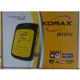 Resim Korax Yelbox Dahili Wifi Uydu Alıcısı 