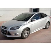 Resim HasAkman Ford Focus 3.5 Sedan Uyumlu Sport Marşpiyel Seti Mat Siyah Plastik 2015 2016 2017 2018 