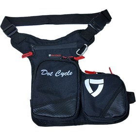 Resim DOT CYCLE Fermuarlı ve Cepli Suya Dayanıklı Bacak Çantası 