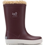 Resim Igor Splash Nautico Çocuk Kürklü Bordo Yağmur Çizmesi W10207-025 Bordo 