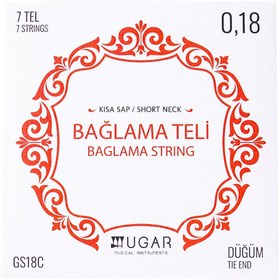 Resim Ugar Kısa Sap Bağlama Teli (0.18) 
