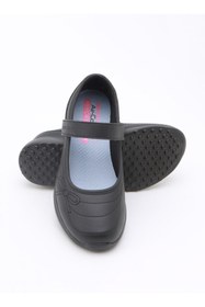 Resim Skechers Kız Çocukları İçin İşlemeli Mary Jane Ayakkabılar Cırt Cırtlı Kapatma 