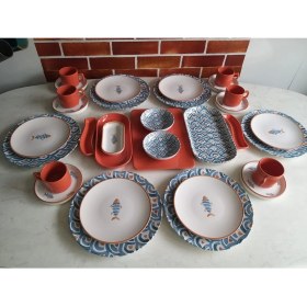 Resim Keramika Koi 32 Parça Kahvaltı Seti- Aj 