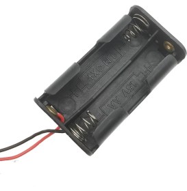 Resim Komponentci 2'li Aa Pil Yatağı Pil Yuvası Pil Kutusu 