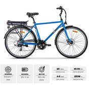 Resim Rks Zf15 Elektrikli Bisiklet Mavi 