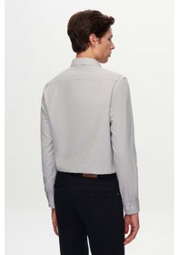 Resim Twn Slim Fit Siyah Armürlü Gömlek 3ef0224552881 Siyah 