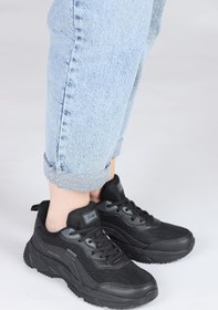 Resim Jump 28066 Siyah Kadın Sneaker Günlük Spor Ayakkabı 