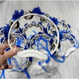 Resim Gülce Beyaz Tef Süslenmiş 10 Adet Sünnet Kınası Dağıtmalık Tef 