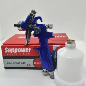 Resim Sappower Boya Tabancası Üstten Depo H2000 0.8 mm 