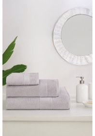 Resim Özdilek Soft Premium Mutfak Ve Kurulama Havlusu 30x50 Cm Açık Gri 