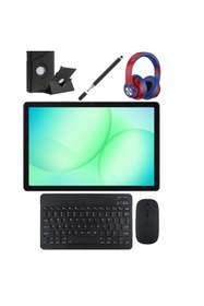Resim Samsung Galaxy Tab A11+ 256Gb 8GB-11'' Android Tablet +Tablet+Kılıf+Kalem+Klavye+Mouse+wirelees Kulaklık 