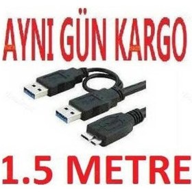 Resim Taşınabilir Hardisk Micro Usb 3.0 Y Kablosu Hdd Bağlantı 4574A 