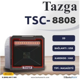 Resim TAZGA Tsc 8808 Masa Tipi 2d Barkod Okuyucu 