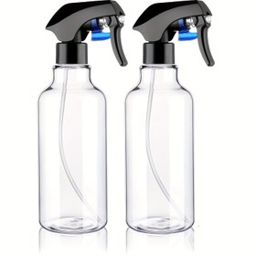Resim 2 Paket Plastik Püskürtme Şişeleri 16.9oz/500ml Boş Püskürtme Şişeleri Ağır Hizmet Püskürtme Şişeleri Mist/Akıntı Şişeleri Temizlik Çözümleri, Bitkiler, Evcil Hayvanlar, Esansiyel Yağlar için 