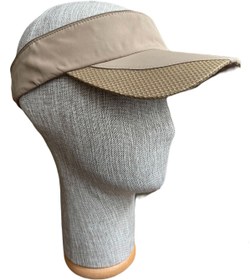 Resim Rupen Kraft Üstü Açılır Fermuarlı Sporcu Koşu Tenis Şapkası Vizör Şapka( Arka Kısmı Ayarlanbilir ) 