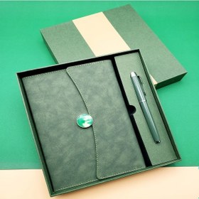 Resim Promosyon Defter Kalem Seti Yeşil Renk 