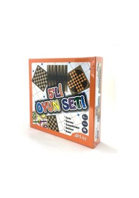 Resim Star 5'Li Oyun Seti Satranç Dama Tavla Kızmabirader Solo Test 