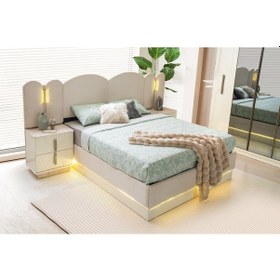 Resim Milano Bazalı Karyola Ve Başucu 160 x 200 CM 