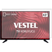 Resim Bestekran Vestel Uyumlu 43UD8200 TV EKRAN KORUYUCU - 43" inç 108 Ekran Tv koruyucu 