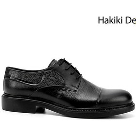 Resim Gönderi(R) Gönderi R Siyah Bağcıklı Hakiki Deri Klasik Ayakkabı Siyah 