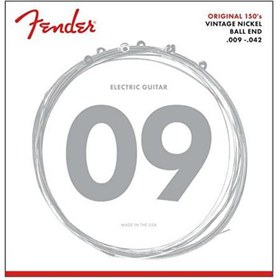 Resim Fender 0730150403 Original 150 Pure Nickel Elektro Gitar Teli (09-42) | 150L Light Set Blues ve Jazz İçin İdeal Sıcak Tonlar 