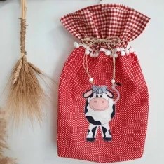 Resim By Nihalce Kırmızı Ekmek Torbası 