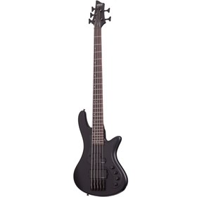 Resim Schecter Stiletto Stealth-5 Bas Gitar (Satin Black) 