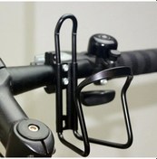 Resim Bisiklet Motosiklet Ebike Matara Kafesi Kelepçeli Alüminyum Siyah 