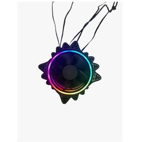 Resim Gameforce Slim 4x120mm Kumandasız Rgb Işıklı Sessiz Kasa Fanı 